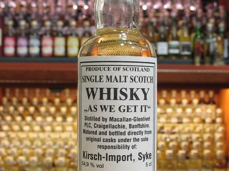 *Macallan  “As We Get It”-100 proof
