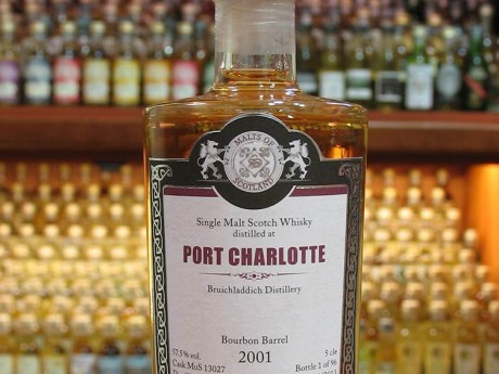 Port  Charlotte  2001 – 57.5%  Bourbon  Barrel